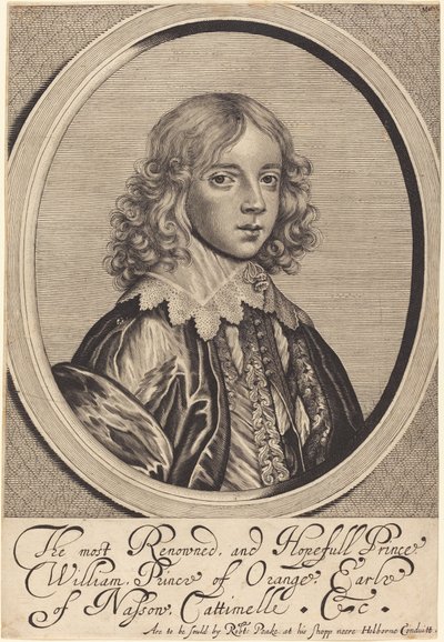 Guillermo II, Príncipe de Orange de William Faithorne