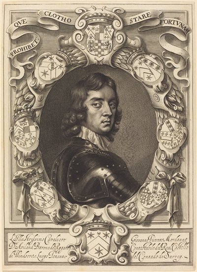 John Mordaunt, Vizconde Mordaunt de William Faithorne after Robert Walker
