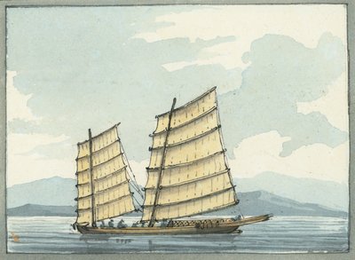 Barco piloto chino de Macao de William Ffarington