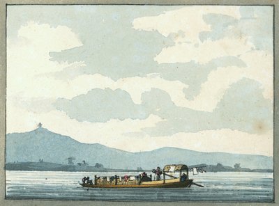 Barco fluvial chino de William Ffarington