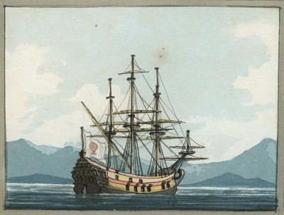 Galera veneciana en la batalla de Lepanto de William Ffarington