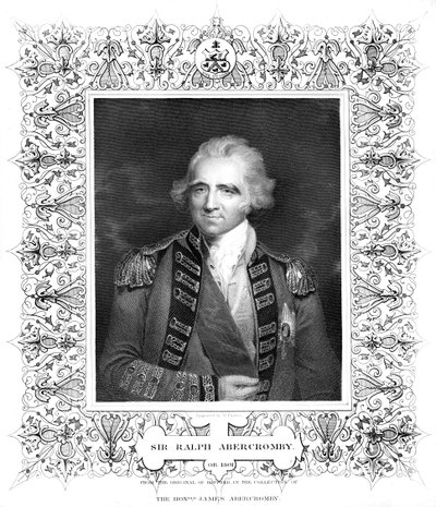 Sir Ralph Abercromby, general británico de William Finden