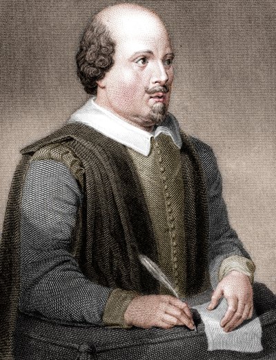William Shakespeare, poeta y dramaturgo inglés, 1820 de William Finden