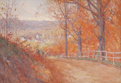 Carretera en otoño de William Forsyth