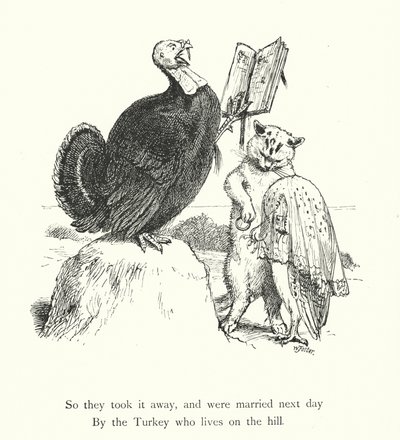 El búho y el gato (grabado) de William Foster