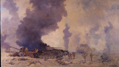La batalla de El Alamein de William Francis Longstaff
