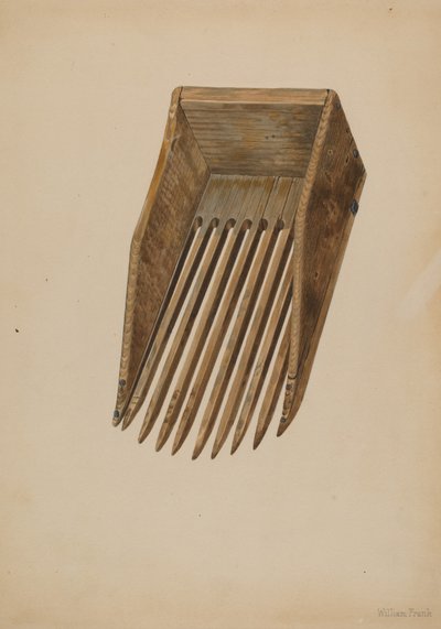 Cuchara para cosechar arándanos, c. 1942 de William Frank