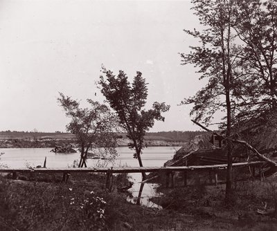 Fuerte Darling. Batería enmascarada y obstrucción en el río James de William Frank Browne