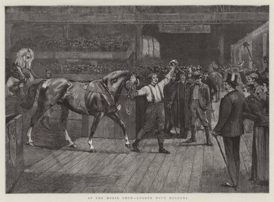 En la exhibición de caballos, cargado de honores de William Frank Calderon