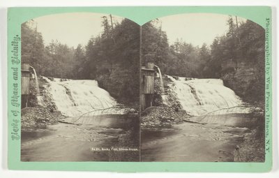 Cascada rocosa, Ithaca Gorge, finales del siglo XIX de William Frear