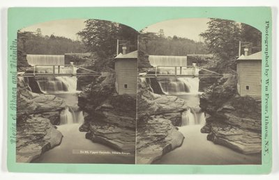 Cascada Superior. Ithaca Gorge, finales del siglo XIX de William Frear