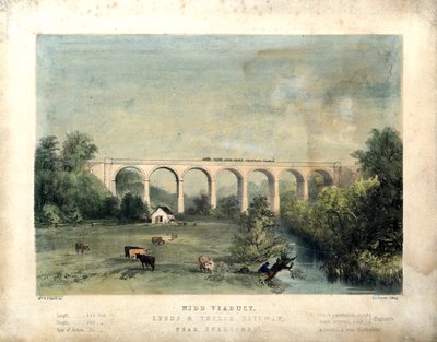 Nidd Viaduct, Leeds and Thirsk Railway, near Knaresbro