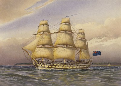 Acorazado, alrededor de 1760 de William Frederick Mitchell