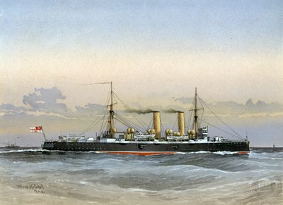 HMS Blenheim, crucero de primera clase de la Royal Navy de William Frederick Mitchell