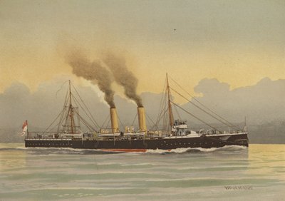 HMS Latona, crucero de segunda clase de William Frederick Mitchell