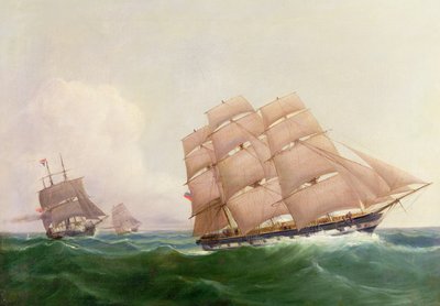 En persecución caliente de William Frederick Mitchell