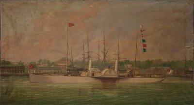 El vapor de ruedas Ella de William Frederick Mitchell
