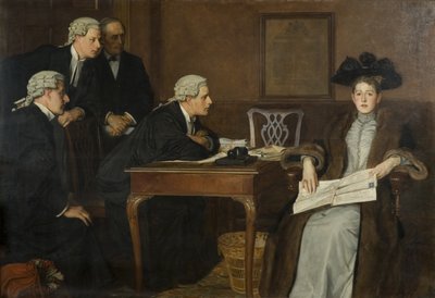 El Acusado y el Abogado de William Frederick Yeames