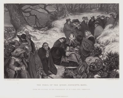 El Peligro de la Reina Henrietta Maria de William Frederick Yeames