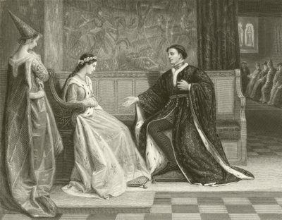 El cortejo del rey Enrique V de William Frederick Yeames