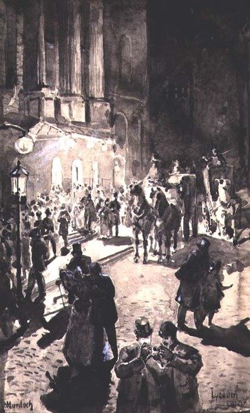 La Puerta del Liceo, Edimburgo de William G. Burn Murdoch