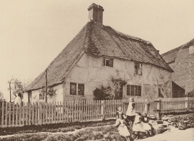 En Burwash, Sussex (foto en blanco y negro) de William Galsworthy Davie