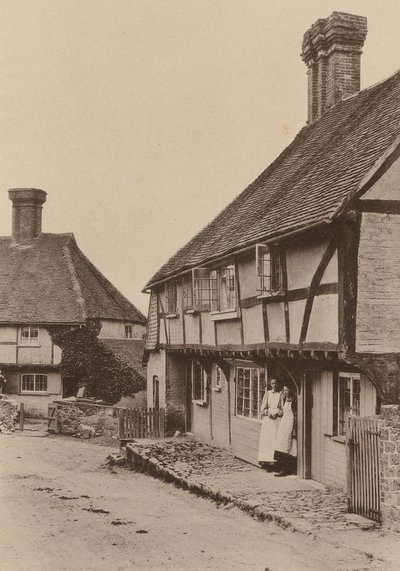 En Byworth, cerca de Petworth, Sussex (foto en blanco y negro) de William Galsworthy Davie