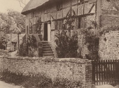 En Houghton, West Sussex (foto en blanco y negro) de William Galsworthy Davie