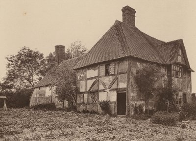 En Little Dixter, Northiam, Sussex (foto en blanco y negro) de William Galsworthy Davie