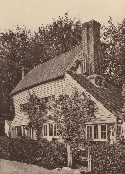 En Mayfield, Sussex (foto en blanco y negro) de William Galsworthy Davie