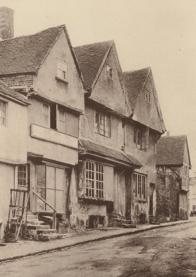 En Midhurst, West Sussex (foto en blanco y negro) de William Galsworthy Davie