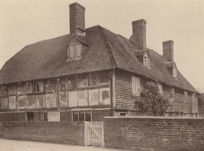 En Northbridge Street, cerca de Robertsbridge, Sussex (foto en blanco y negro) de William Galsworthy Davie