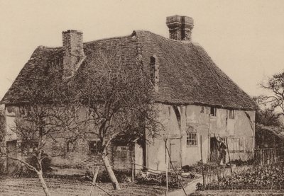 En Smallbridge, Horsmonden, Kent (foto en blanco y negro) de William Galsworthy Davie