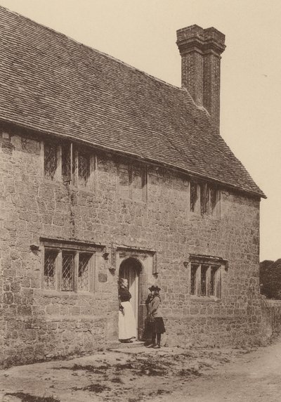 Bean Lodge, New Grove Lane, cerca de Petworth, Sussex (foto en blanco y negro) de William Galsworthy Davie