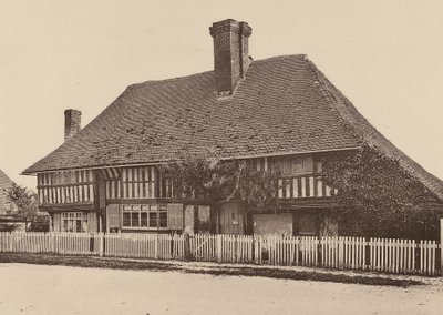 Bell Farm House, Harrietsham, Kent (foto en blanco y negro) de William Galsworthy Davie