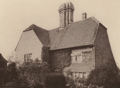Collins Farm, Sissinghurst, Kent (foto en blanco y negro) de William Galsworthy Davie