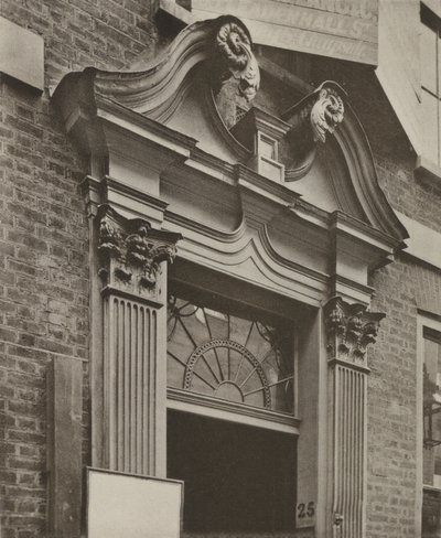 Puerta, Crutched Friars, Londres de William Galsworthy Davie