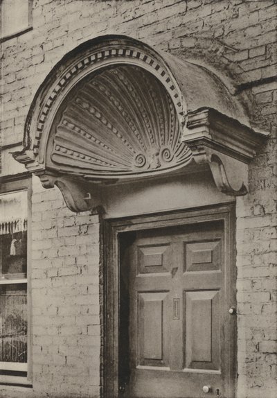 Puerta, Ledbury, Herefordshire (foto en b/n) de William Galsworthy Davie
