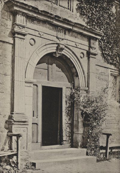 Puerta, Sackville College, East Grinstead de William Galsworthy Davie