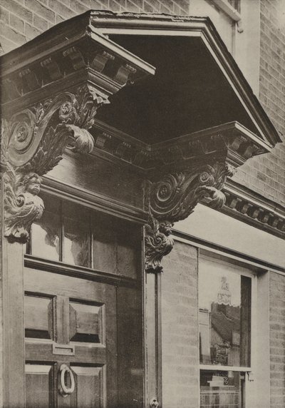 Puerta, Uxbridge, Middlesex (foto en blanco y negro) de William Galsworthy Davie