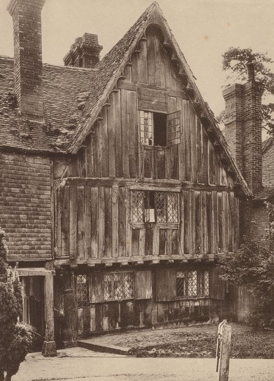 En el cementerio de Penshurst, Kent (foto en blanco y negro) de William Galsworthy Davie