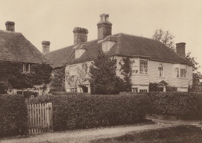 Market Cross House, Hawkhurst, Kent (foto en blanco y negro) de William Galsworthy Davie