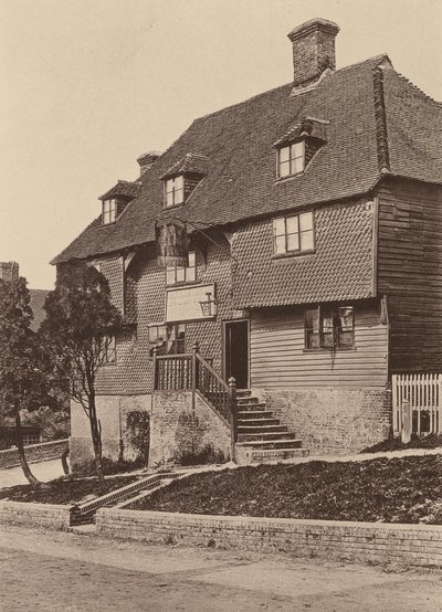 Seven Stars Inn, Robertsbridge, Sussex (foto en blanco y negro) de William Galsworthy Davie