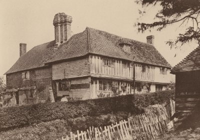 Smugley Farm, Goudhurst, Kent (foto en blanco y negro) de William Galsworthy Davie