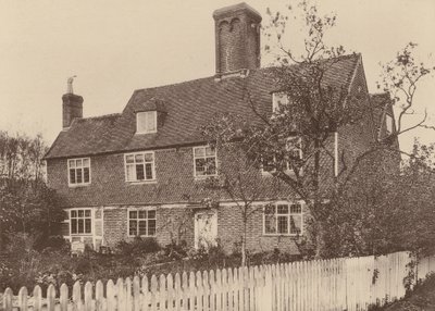 Granja Swiggshole, Horsmonden, Kent (foto en blanco y negro) de William Galsworthy Davie