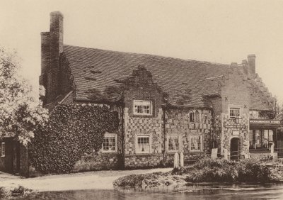 The Post Office, Wickhambreaux, Kent (fotografía en blanco y negro) de William Galsworthy Davie