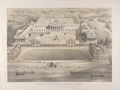 Brighton, proyecto de construcción de un palacio real marino de William Gauci
