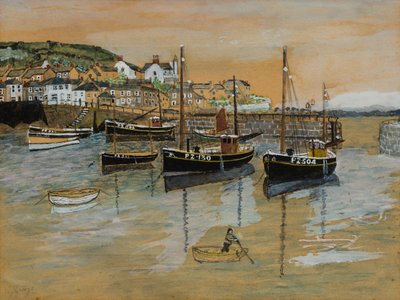 Puerto de Mousehole de William George
