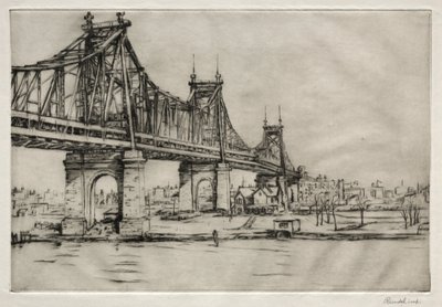 Puente de Queensboro, Nueva York de William George Reindel