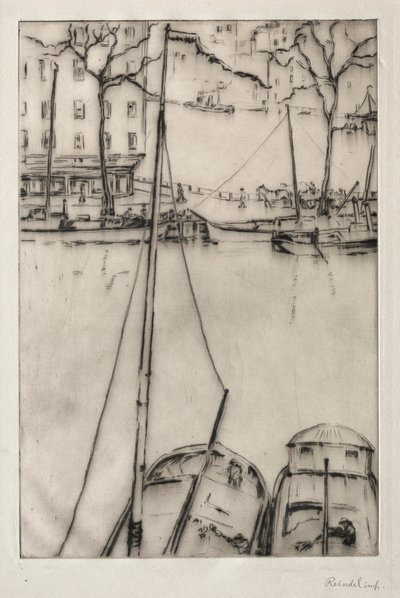 Vista en Róterdam de William George Reindel